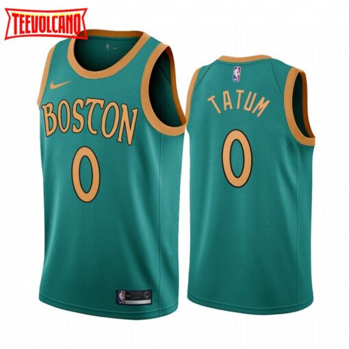 Boston Celtics Jayson Tatum 2020 Green City Edition Jersey