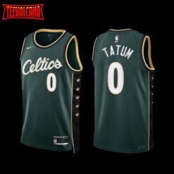 Boston Celtics Jayson Tatum 2022-23 City Edition Jersey Green