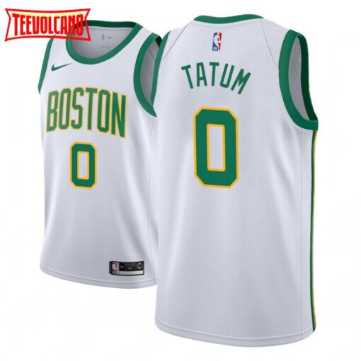 Boston Celtics Jayson Tatum White City Edition Jersey