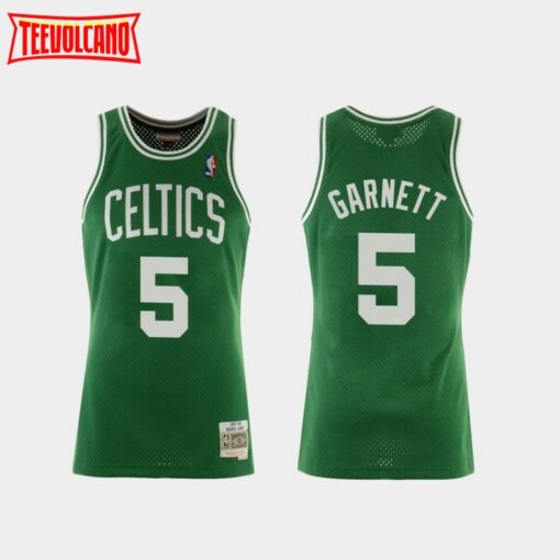 Boston Celtics Kevin Garnett Green Throwback Jersey