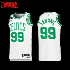 Boston Celtics Luka Samanic 2022-23 Association Edition Jersey White