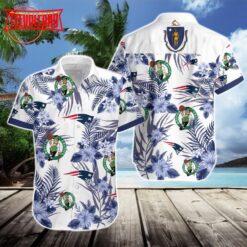 Boston Celtics New England Patriots Hawaiian Shirt