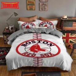 Boston Red Sox Bedding Set Duvet Cover For Fan