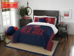 Boston Red Sox Bedding Set Halloween Christmas Sale