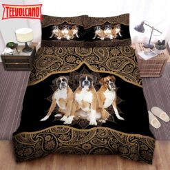 Boxer Dog Duvet Cover Bedding Set