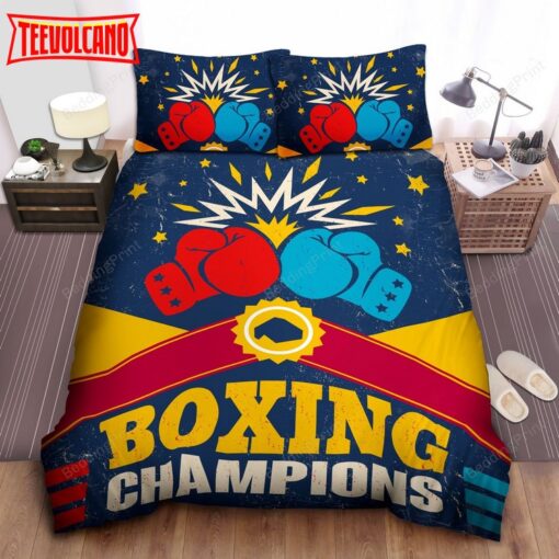 Boxing Champions Bed Sheets Duvet Cover