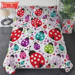 Bright Ladybugs Duvet Cover Bedding Sets