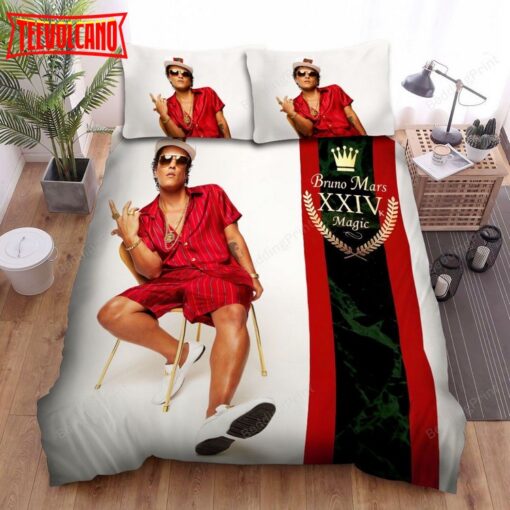 Bruno Mars 24k Magic Album Art Cover Bedding Sets