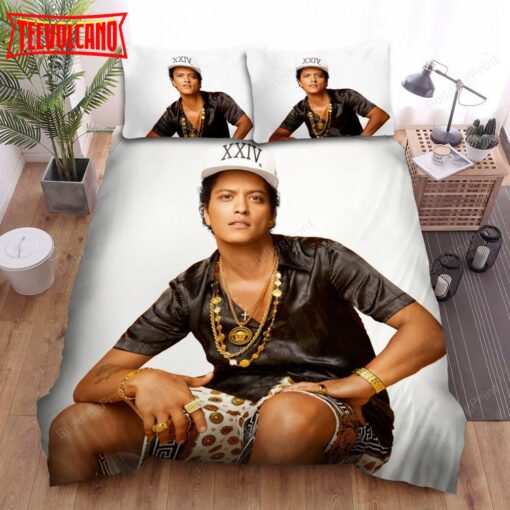 Bruno Mars In Versace On The Floor Bedding Sets