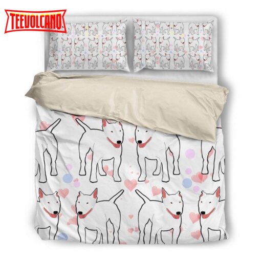 Bull Terrier Bed Sheets Duvet Cover Bedding Sets