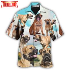 Bullmastiff Dog Beautiful Style Hawaiian Shirt