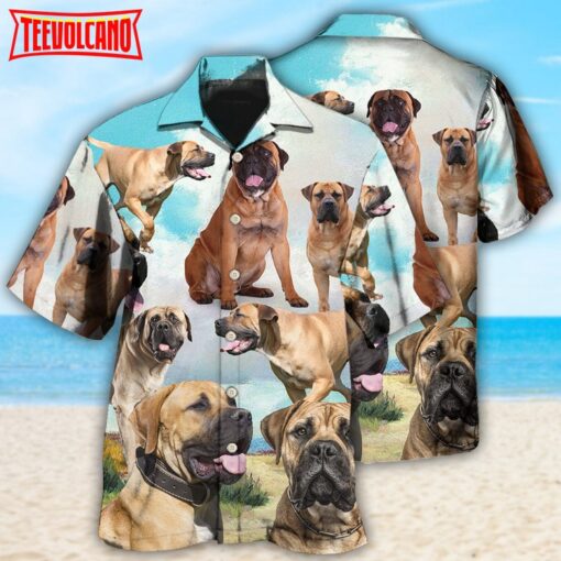 Bullmastiff Dog Beautiful Style Hawaiian Shirt