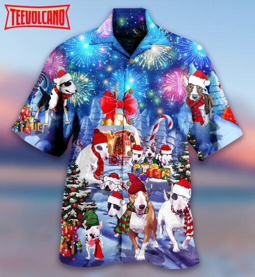 Bully Dog Merry Christmas Hawaiian Shirt