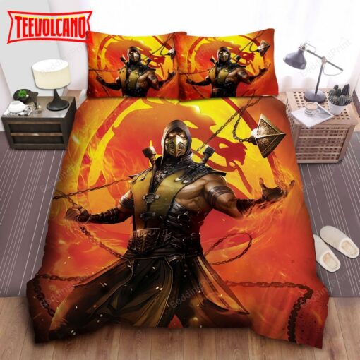 Burning Scorpion Bed Sheets Duvet Cover Bedding Sets