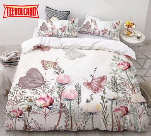 Butterflies Bed Sheets Duvet Cover Bedding Sets