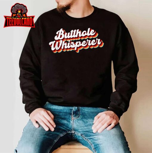 Butthole Whisperer Sarcastic Jokes Retro Funny Gift Tank Top