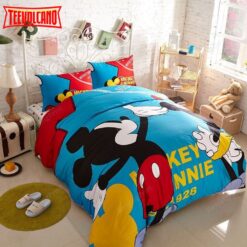 Buy Mickey And Minnie Mouse Duvet Cover Bedding Set