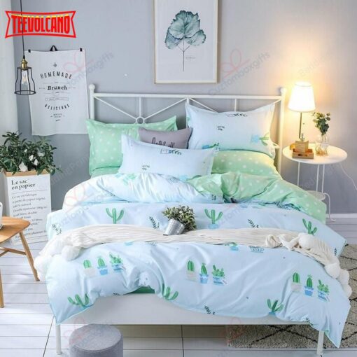 Cactus Happy Time Duvet Cover Bedding Sets