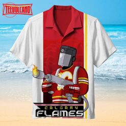 Calgary Flames Hawaiian Shirt