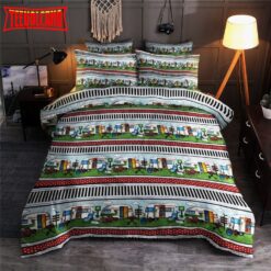 Camping Happy Camper Bed Sheets Duvet Cover Bedding Sets