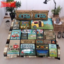 Camping Happy Camper Bedding Set Duvet Cover