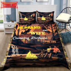 Camping Husband And Wife Camping For Life Duvet Cover Bedding Sets