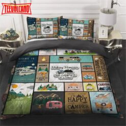 Camping Memories On Campsite At A Time Duvet Cover Bedding Sets