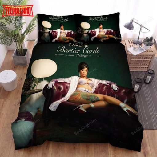 Cardi B Bartier Cardi Feat 21 Savage Duvet Cover Bedding Sets