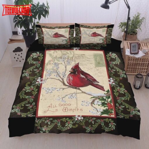 Cardinal All Good Wishes Duvet Cover Bedding Sets