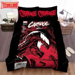 Carnage Black White And Blood Duvet Cover Bedding Sets