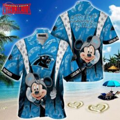 Carolina Panthers Mickey Mouse Hawaiian Shirt