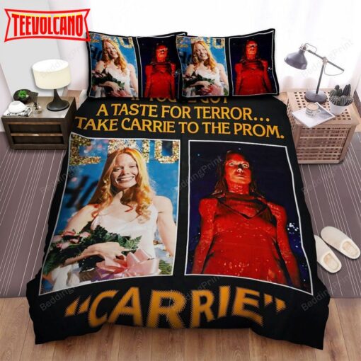 Carrie 1976 Movie Poster Bed Sheets Duvet Cover Bedding Sets