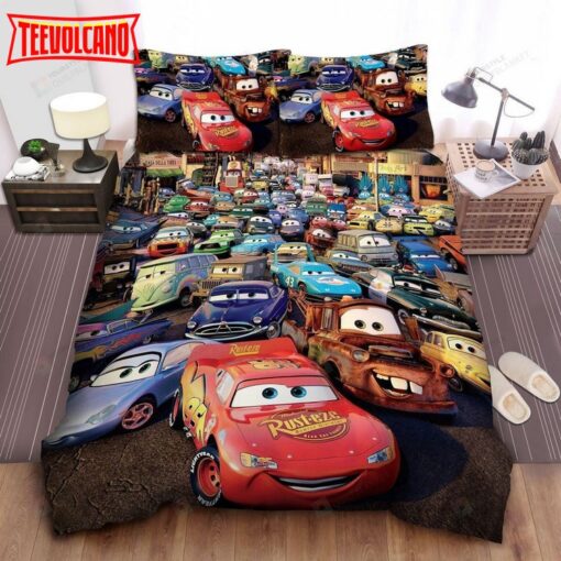 Cars All Characters In First Movie Bed Sheets Duvet Cover Bedding Sets