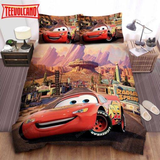 Cars, Mcqueen And Radiator Springs Duvet Cover Bedding Sets