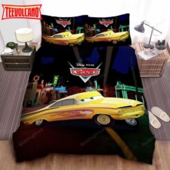 Cars, Yellow Ramone Bed Sheets Duvet Cover Bedding Sets