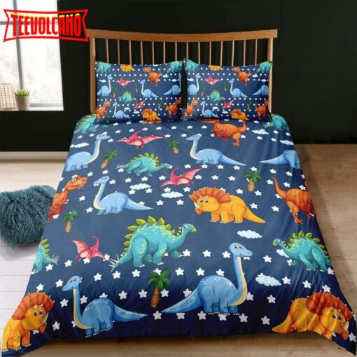 Cartoon Dinosaur World Bed Sheets Duvet Cover Bedding Sets