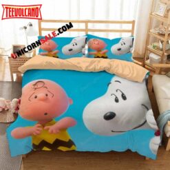 Cartoon Movies The Charlie Brown And Snoopy Bedding Set