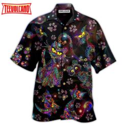 Cat Colorful Amazing Hawaiian Shirt