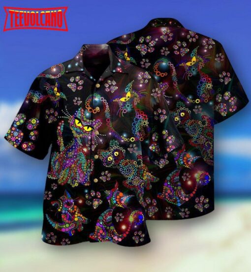 Cat Colorful Amazing Hawaiian Shirt