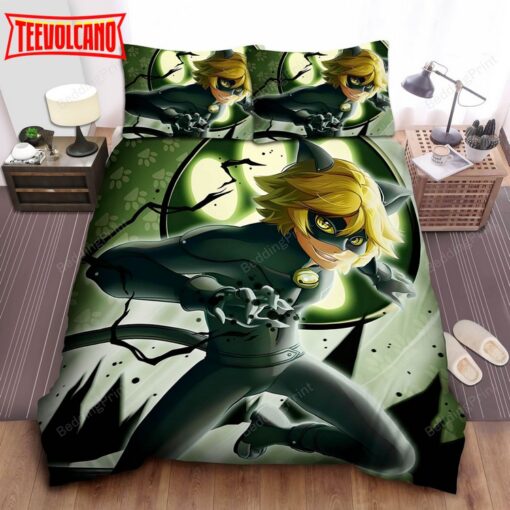 Cat Noir And His Superpower Duvet Cover Bedding Sets