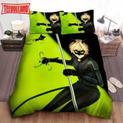 Cat Noir And Plagg Bed Sheets Duvet Cover Bedding Sets