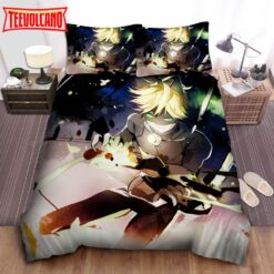 Cat Noir Fighting Enemies Bed Sheets Duvet Cover Bedding Sets