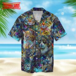 Cat On Hawaiian Shirts, Many Cats Hawaiian Shirts