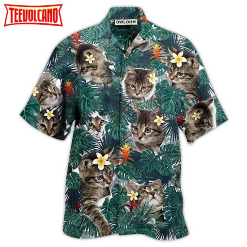 Cat Powered By Cat Sand Hawaii Hawaiian Shirt