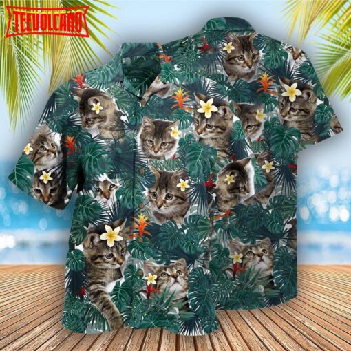 Cat Powered By Cat Sand Hawaii Hawaiian Shirt