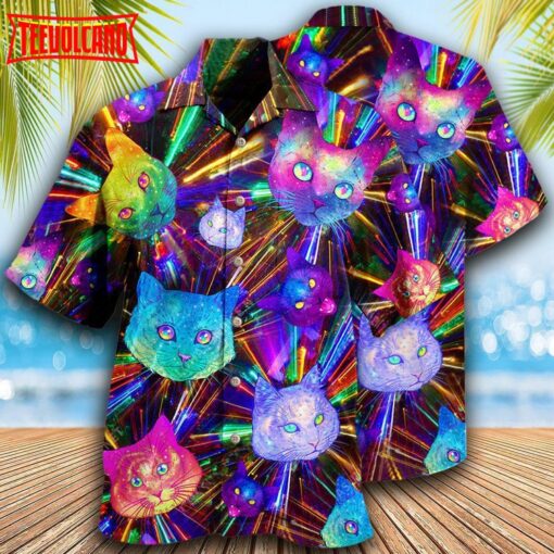 Cat Space Evolution Stunning Hawaiian Shirt