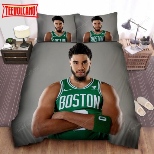 Celtics Jayson Tatum Basketball Duvet Cover Bedding Sets