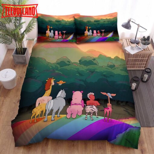 Centaurworld Group On The Rainbow Way Bedding Sets