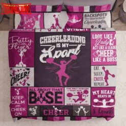 Cheerleading Is My Sport Bed Sheets Duvet Cover Bedding Sets