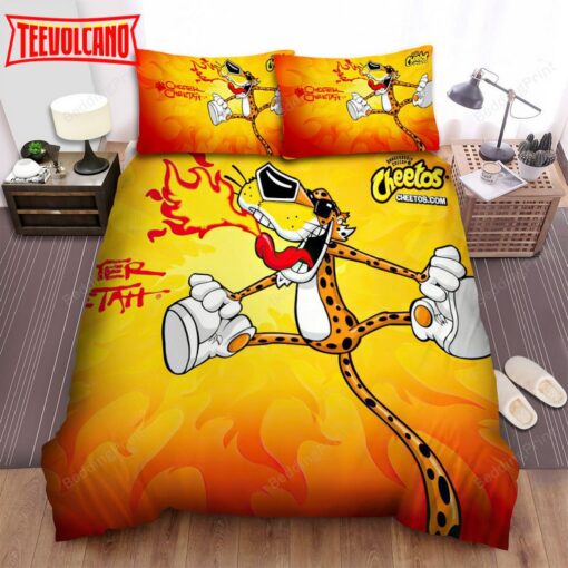 Cheetos Chester Cheetah Flamin’ Hot Tongue Bedding Sets